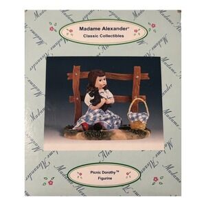 Vtg Madame Alexander Figurene Picnic Dorothy & Toto New In Box Limited Edition